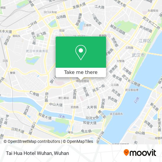 Tai Hua Hotel Wuhan map