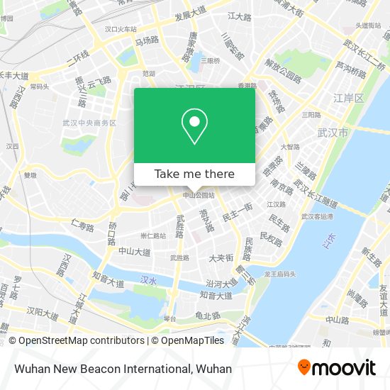 Wuhan New Beacon International map