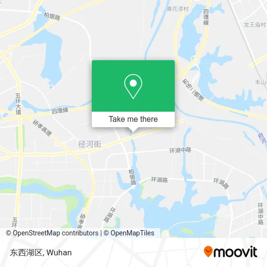 东西湖区 map