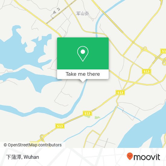 下蒲潭 map