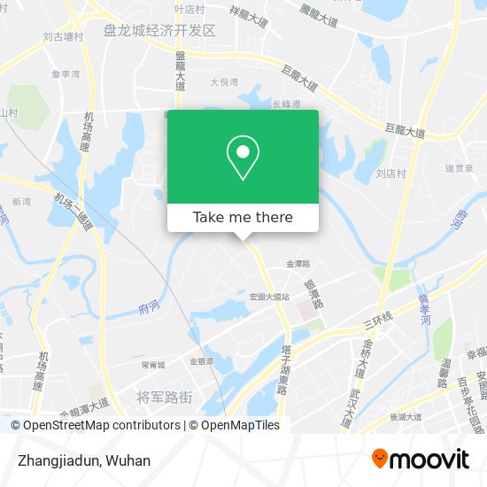 Zhangjiadun map