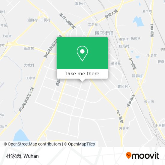 杜家岗 map