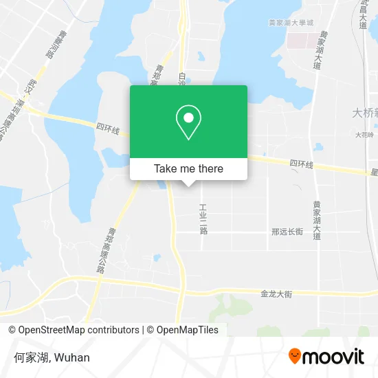 何家湖 map