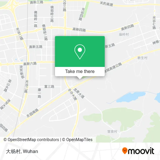 大杨村 map