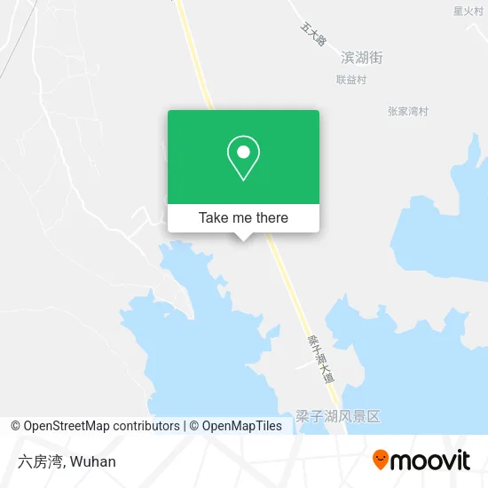 六房湾 map