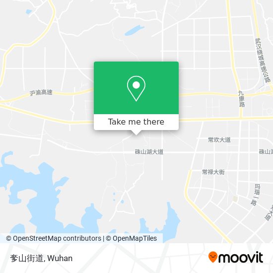 奓山街道 map