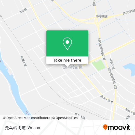 走马岭街道 map