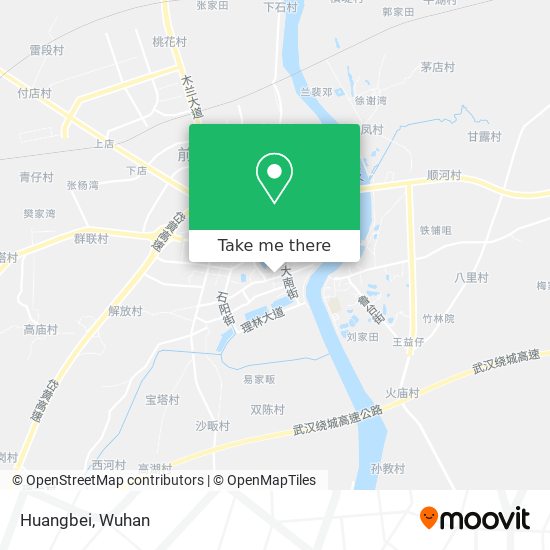 Huangbei map