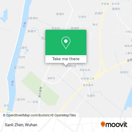 Sanli Zhen map