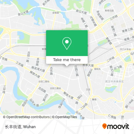 长丰街道 map