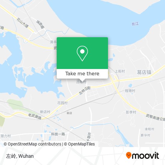 左岭 map