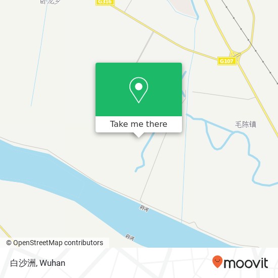 白沙洲 map