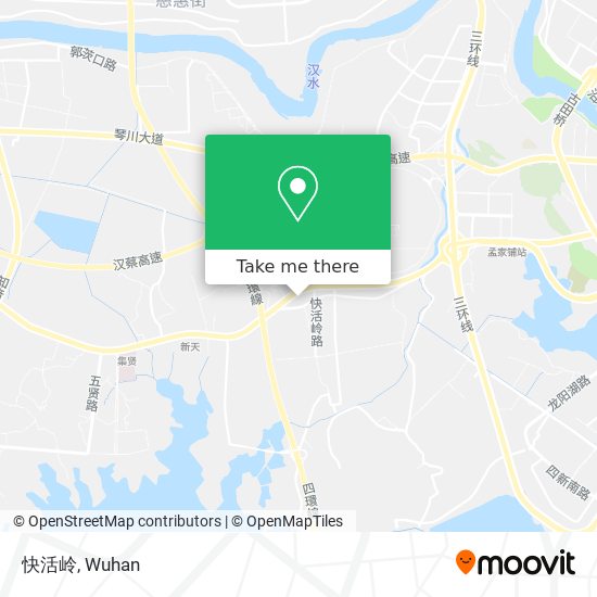 快活岭 map