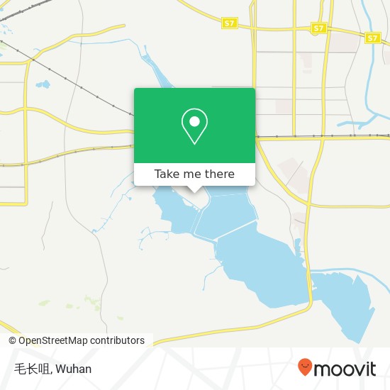 毛长咀 map