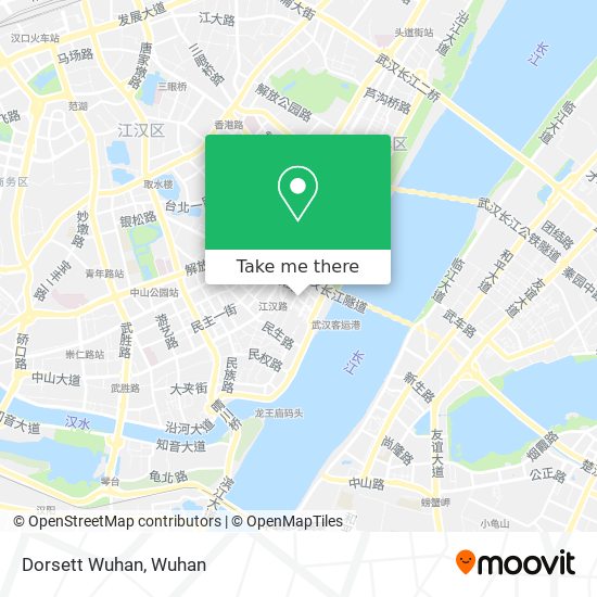 Dorsett Wuhan map