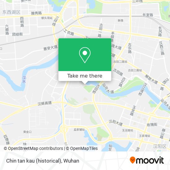 Chin tan kau (historical) map