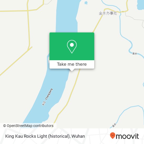 King Kau Rocks Light (historical) map