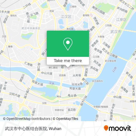 武汉市中心医结合医院 map