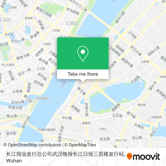 长江报业发行总公司武汉晚报长江日报三层楼发行站 map