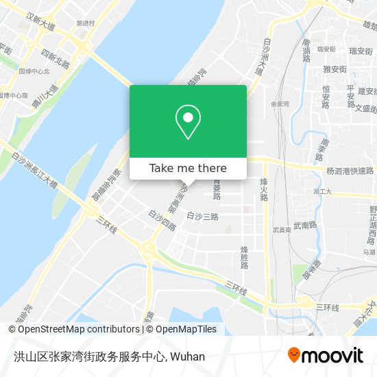 洪山区张家湾街政务服务中心 map