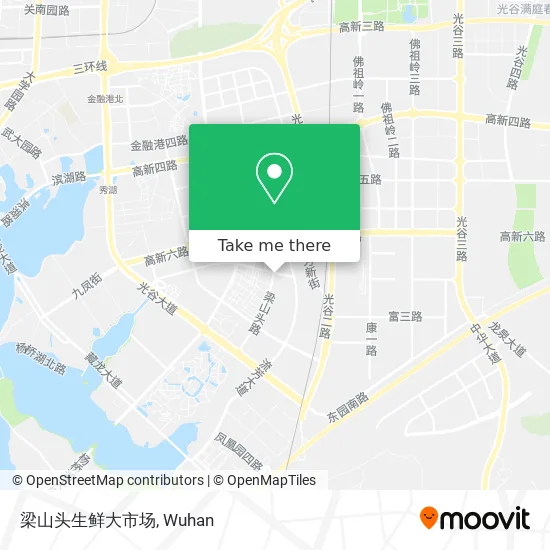 梁山头生鲜大市场 map
