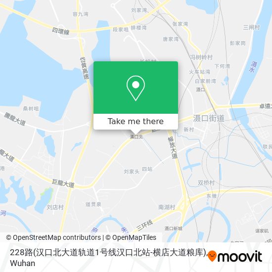 228路(汉口北大道轨道1号线汉口北站-横店大道粮库) map