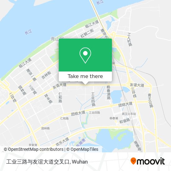 工业三路与友谊大道交叉口 map