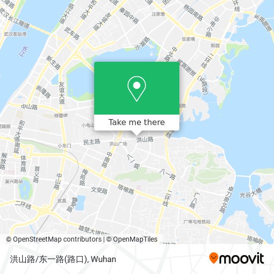 洪山路/东一路(路口) map