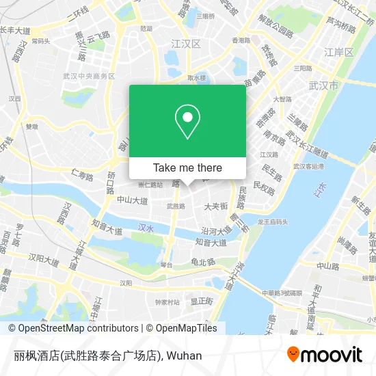 丽枫酒店(武胜路泰合广场店) map