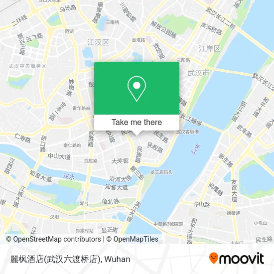 麗枫酒店(武汉六渡桥店) map