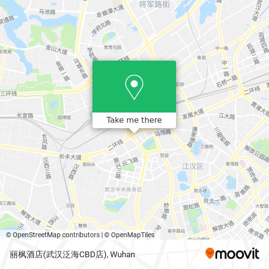 丽枫酒店(武汉泛海CBD店) map