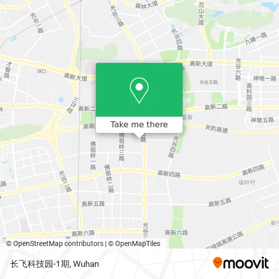 长飞科技园-1期 map