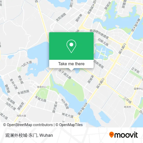 观澜外校城-东门 map