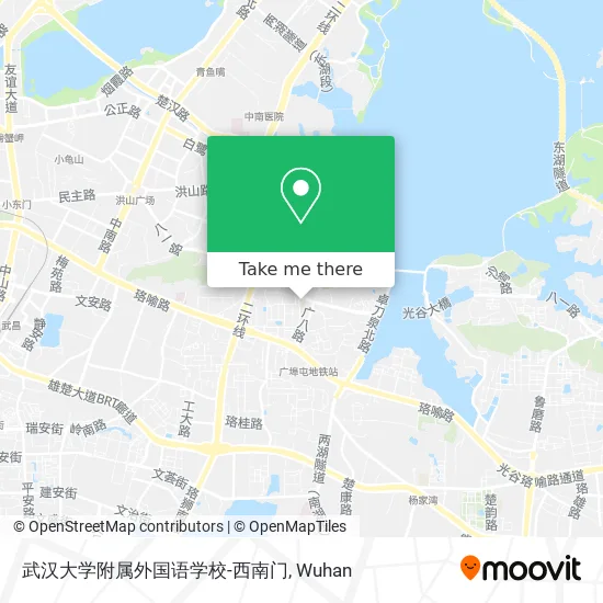 武汉大学附属外国语学校-西南门 map