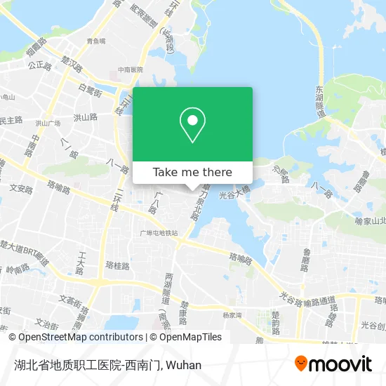 湖北省地质职工医院-西南门 map