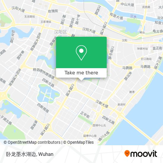 卧龙墨水湖边 map