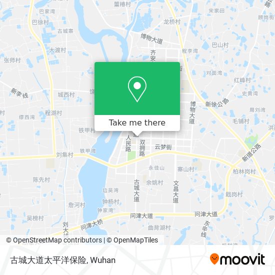 古城大道太平洋保险 map