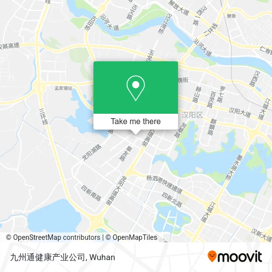 九州通健康产业公司 map