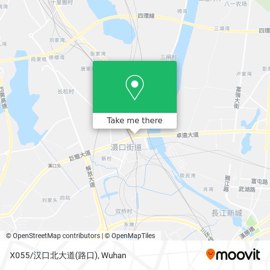 X055/汉口北大道(路口) map