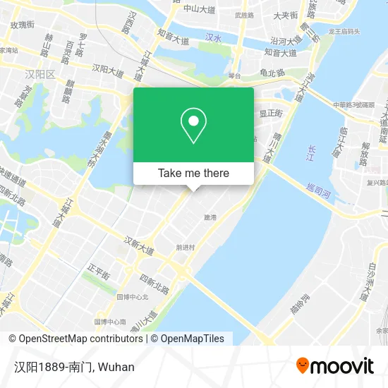 汉阳1889-南门 map