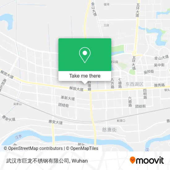 武汉市巨龙不锈钢有限公司 map