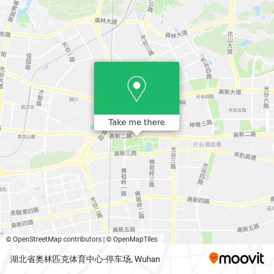 湖北省奥林匹克体育中心-停车场 map