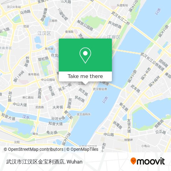 武汉市江汉区金宝利酒店 map