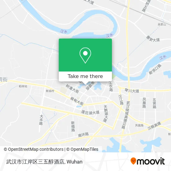 武汉市江岸区三五醇酒店 map