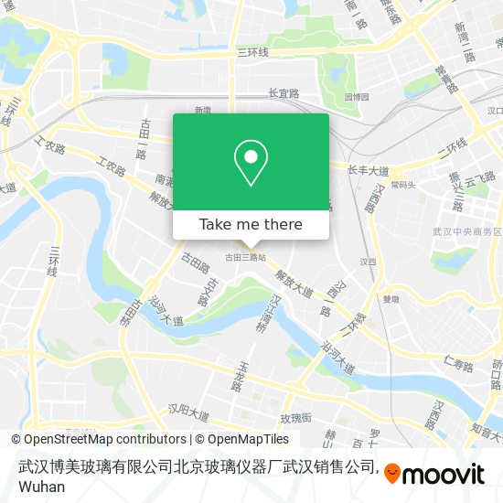 武汉博美玻璃有限公司北京玻璃仪器厂武汉销售公司 map