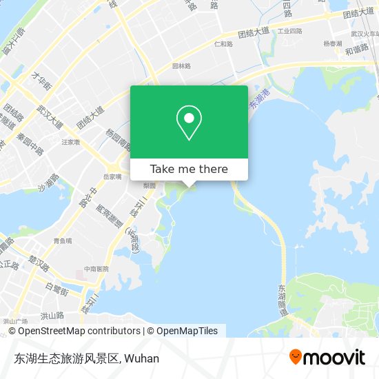 东湖生态旅游风景区 map