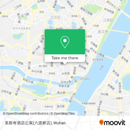 美斯奇酒店公寓(六渡桥店) map
