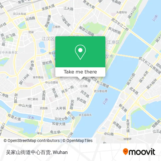 吴家山街道中心百货 map