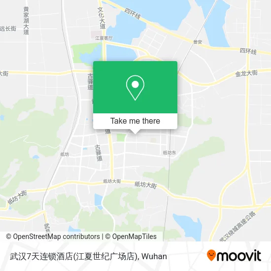 武汉7天连锁酒店(江夏世纪广场店) map