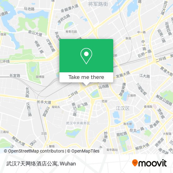 武汉7天网络酒店公寓 map